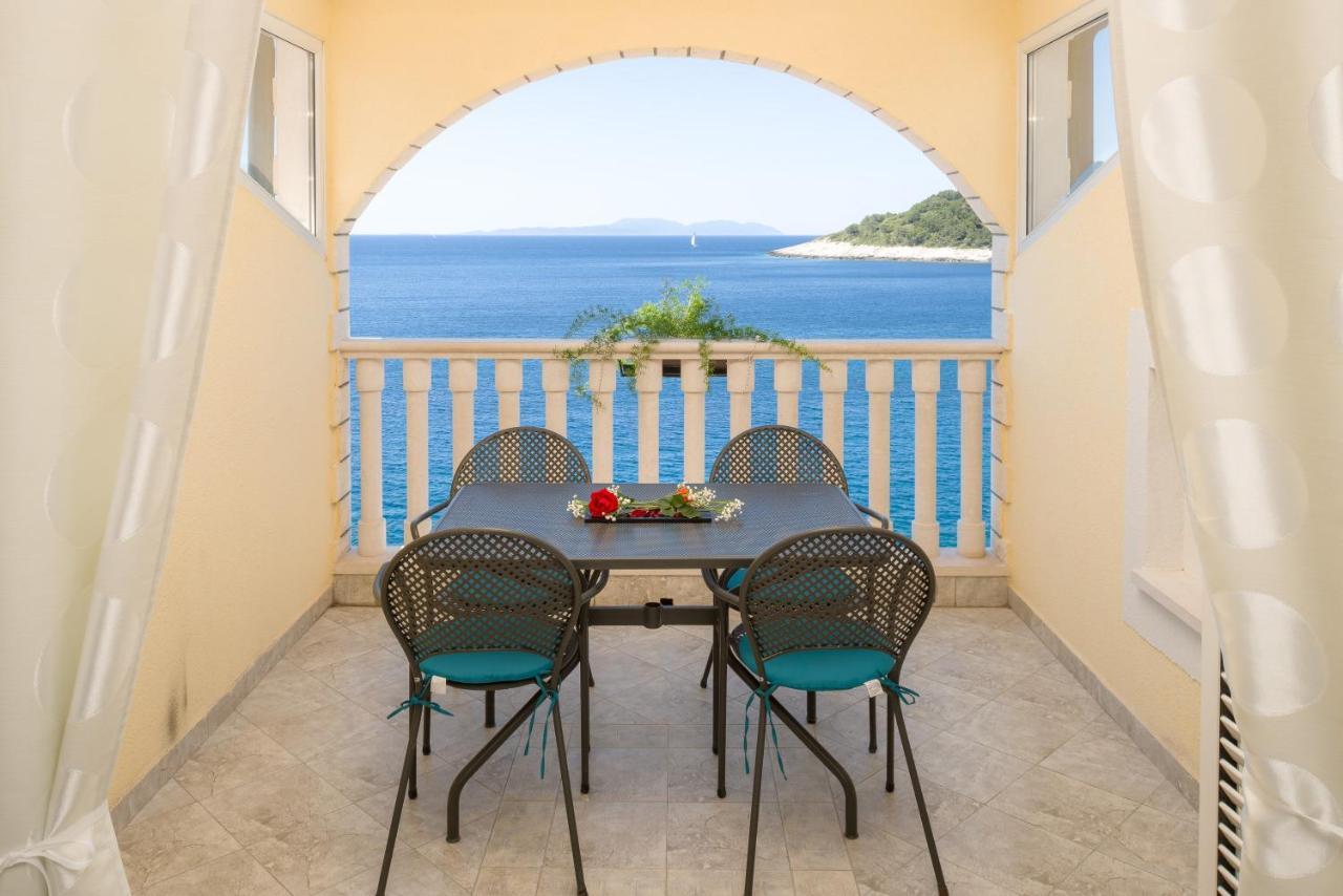 Luxury Bellavista Amazing Sea Holidays With Private Beach & Parking Milna  Exteriér fotografie