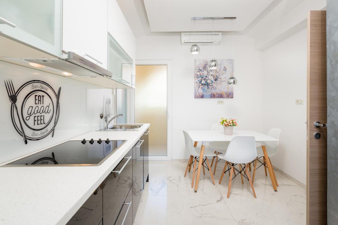 Luxury Bellavista Amazing Sea Holidays With Private Beach & Parking Milna  Exteriér fotografie