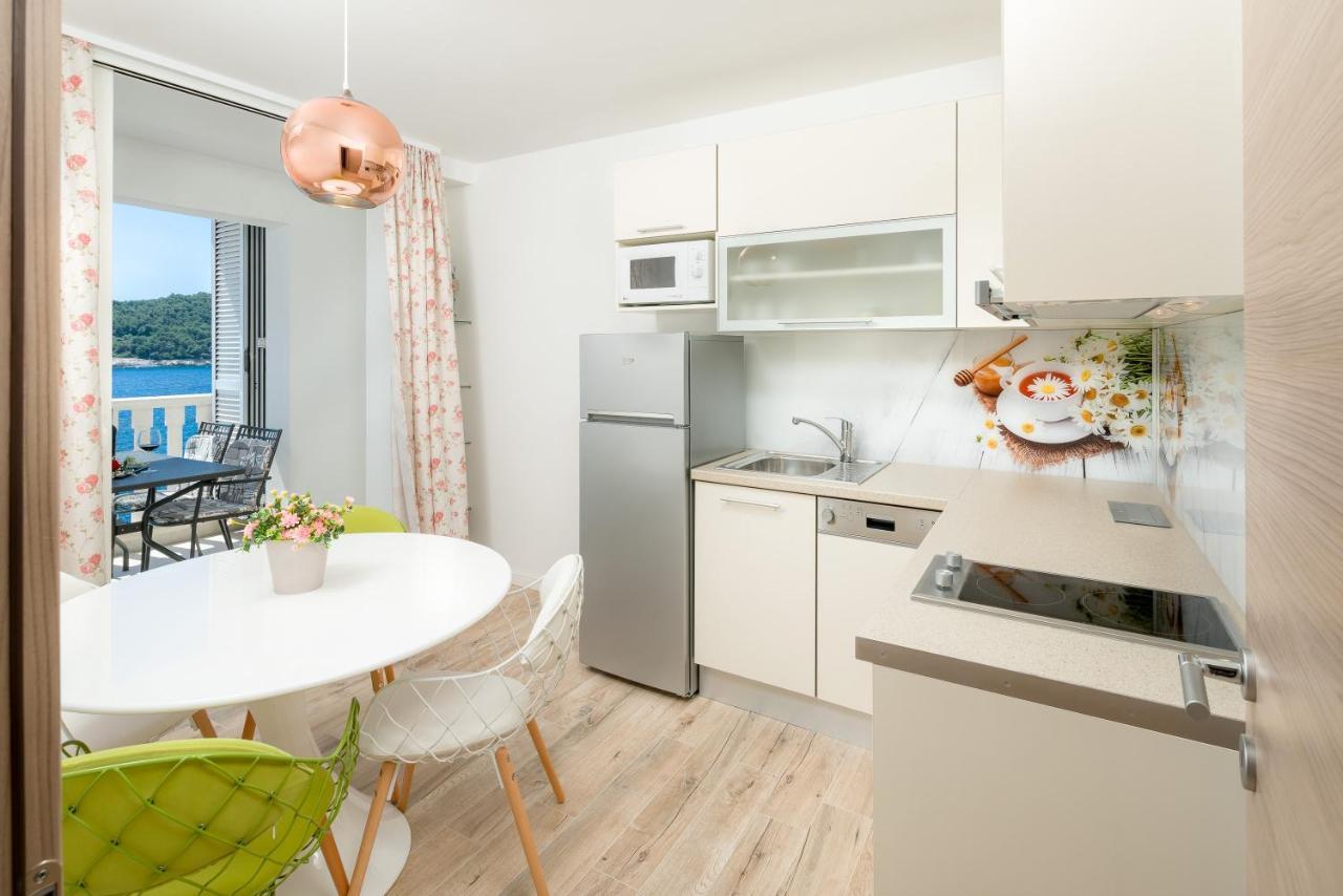 Luxury Bellavista Amazing Sea Holidays With Private Beach & Parking Milna  Exteriér fotografie