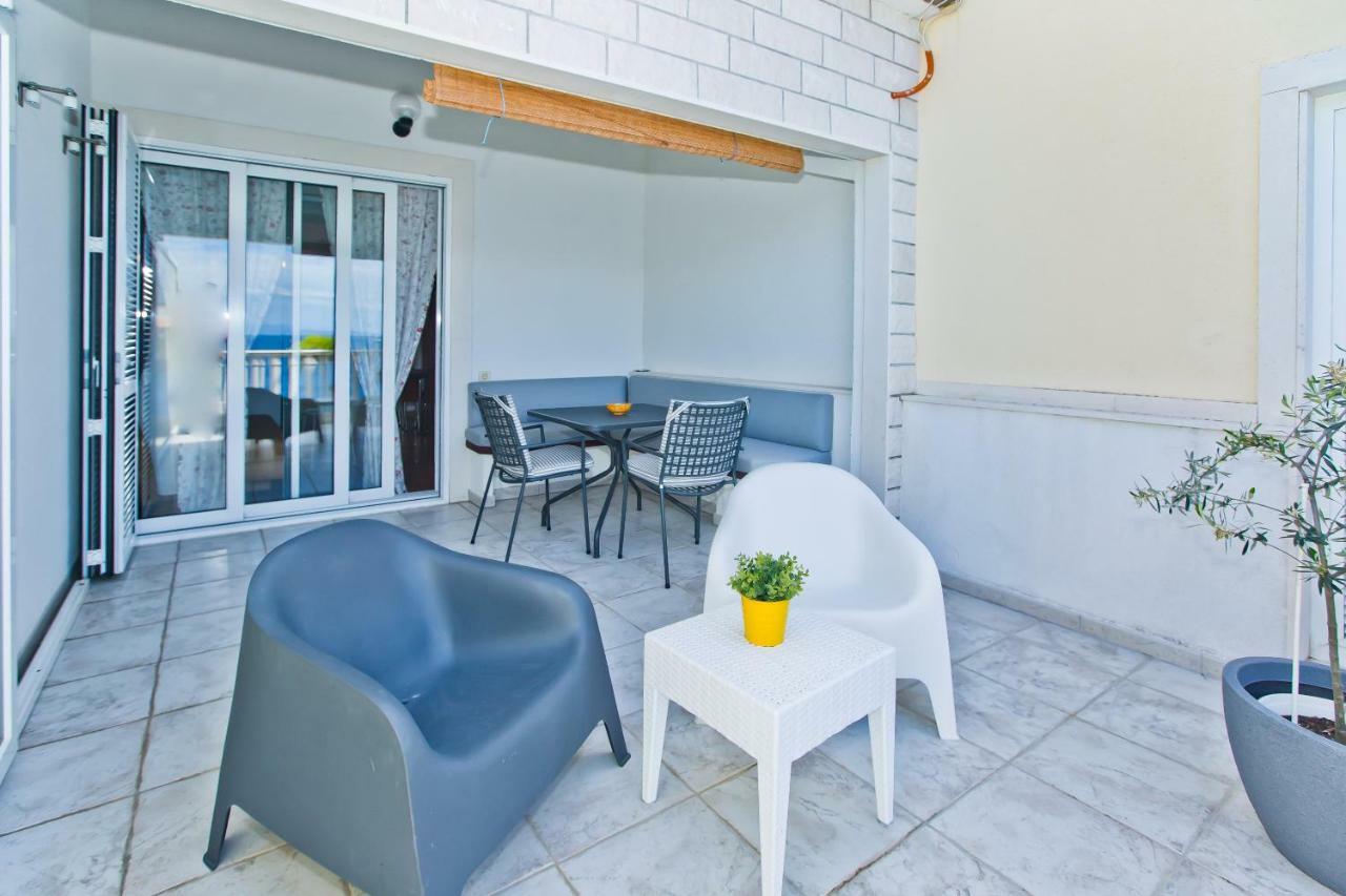 Luxury Bellavista Amazing Sea Holidays With Private Beach & Parking Milna  Exteriér fotografie